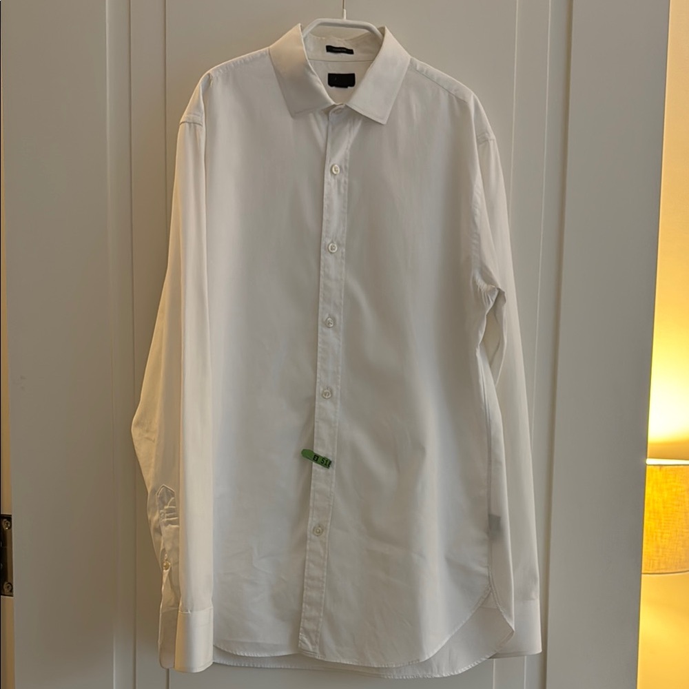 J. Crew White Dress Shirt Classic Button-Down